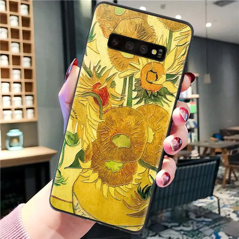 3D картина маслом с тиснением и изображением для samsung Galaxy S8 S9 плюс S6 S7 край J6 J7 Prime J3 J5 J4 J6 плюс примечание 9 8 5 G530 чехол