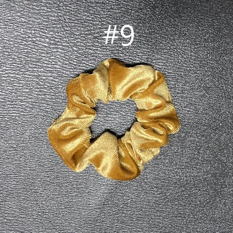 9 Бархатные резинки для волос vsco для женщин и девочек, резинки для волос, хрустящие резинки для волос, резинки для волос для женщин и девочек - Цвет: 9