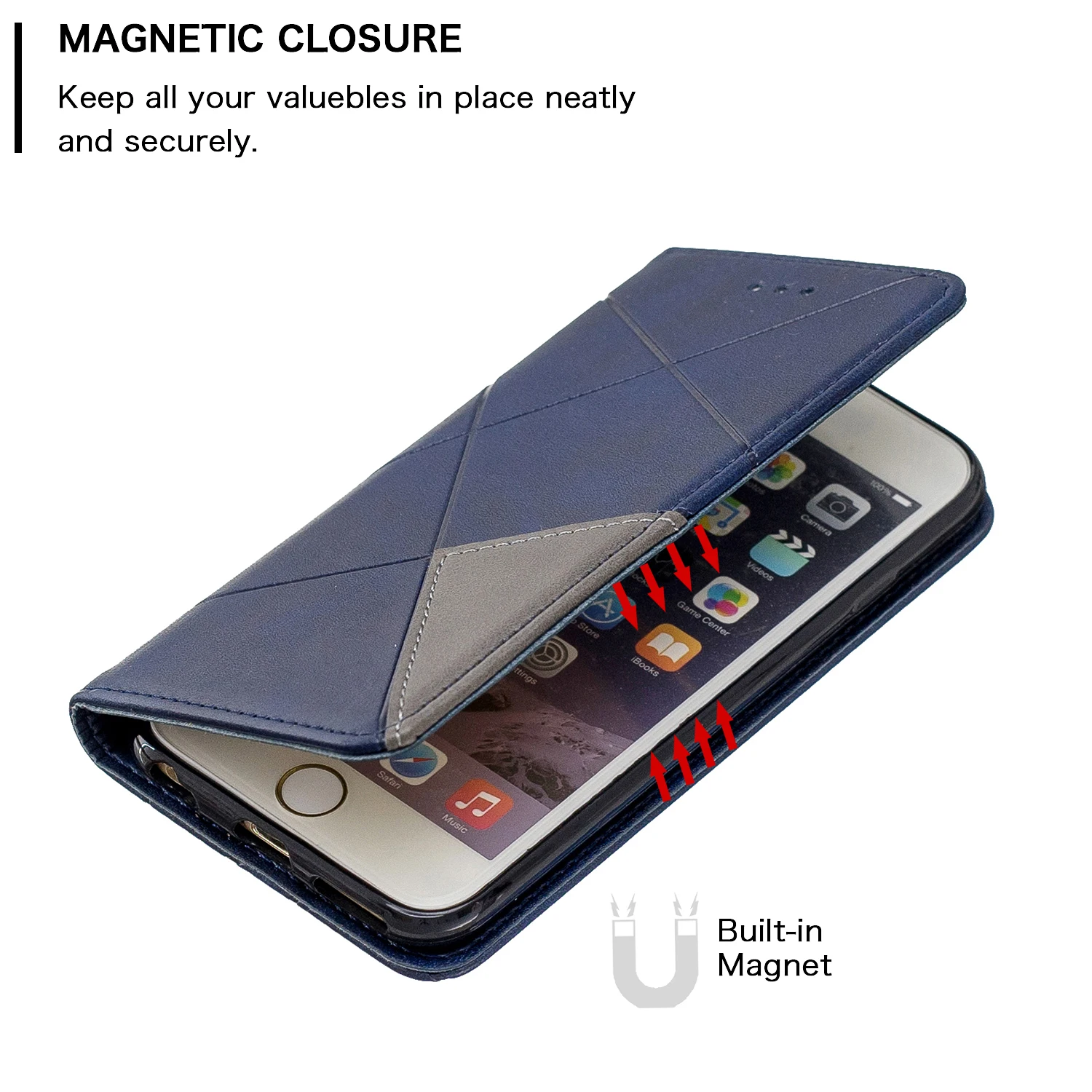 Бизнес силиконовые чехлы для capinha iPhone 6 Coque Флип Бумажник чехол книга СПС Aksesuar Apple