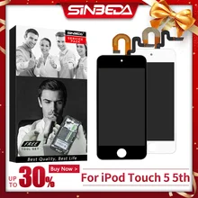 Sinbeda – ensemble écran tactile LCD, pour iPod Touch 4 5 6 6e génération=