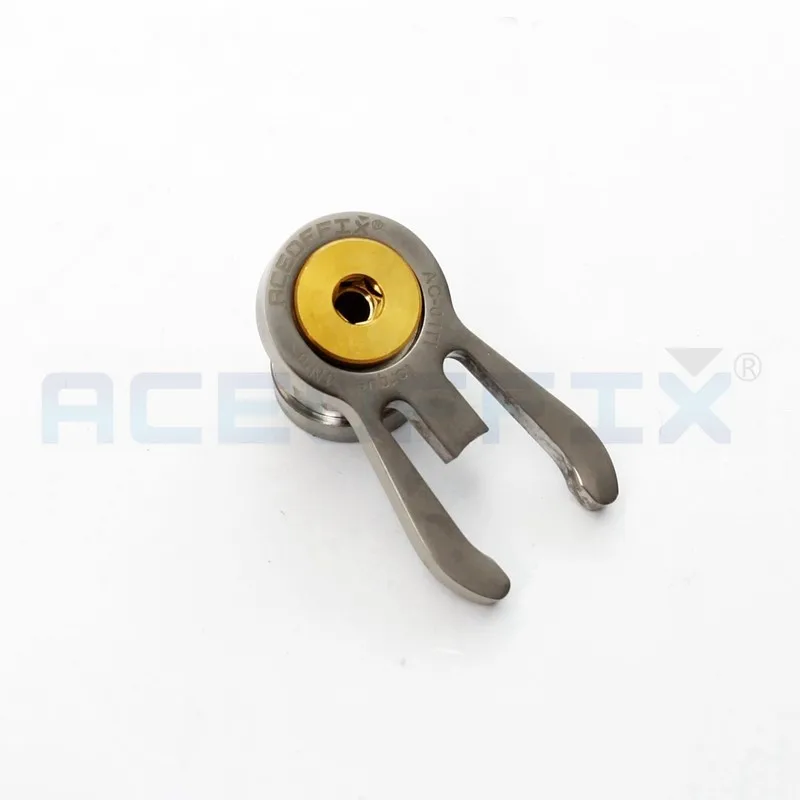 Aceoffix 7.4g Ti Catcher Titanium Handlebar headpost with Bolt for Brompton Folding Bike | Спорт и развлечения