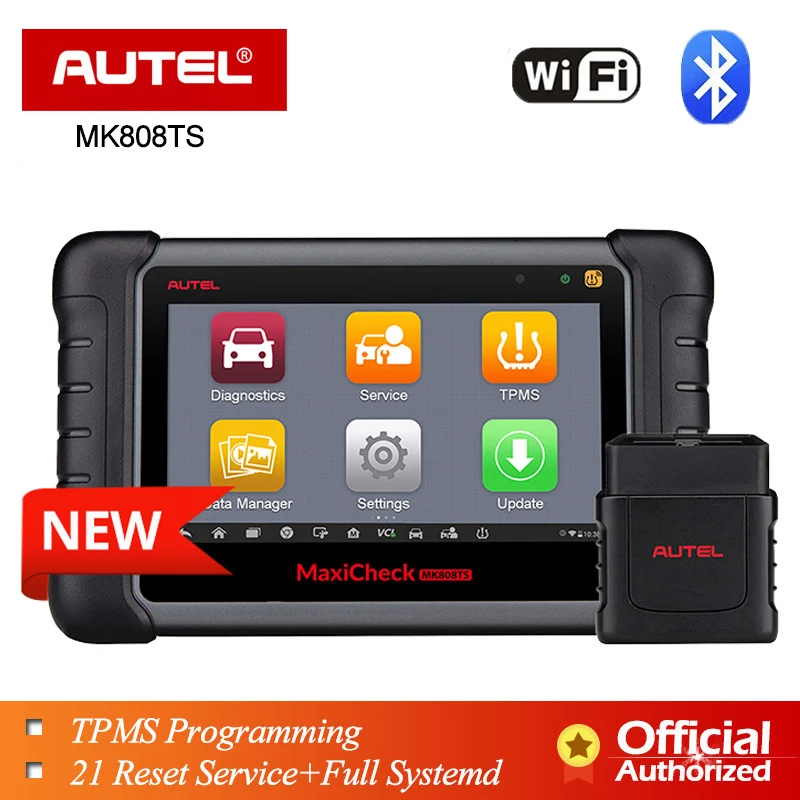 Autel maxichek MK808TS MX808TS OBD2 диагностический инструмент ODB2 сканер автомобильный код считыватель TPMS программист IMMO DPF PK MK808 TS608