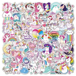 100 unicorn cartoon graffiti stickers luggage guitar skateboard computer waterproof stickers