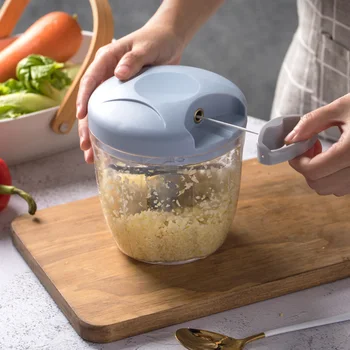 

Manual Vegetable Fruit Chopper Cutter Processor Chopper Garlic Cutter Food Fruit Twist Shredder Meat Crusher Kitchen Accessories