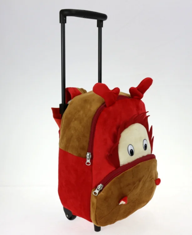 plush backpack trolley