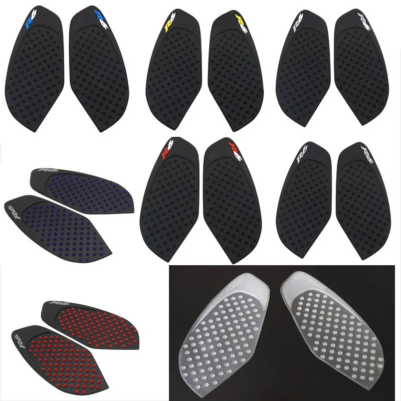 For Yamaha R6 2008 - 2015 Motorcycle Anti slip Tank Pad 3M Side Gas Knee Grip Traction Pads Protector Sticker | Автомобили и