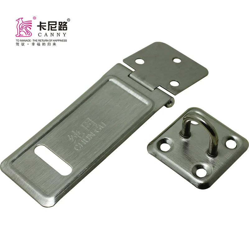 

Stainless Steel Lock Hasp Lock Buckle Leather Stainless Steel Door Padlock Lock Hasp Lock Anti-theft Lock Furniture Accessories