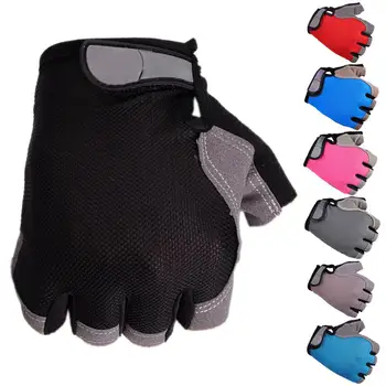 

Unisex Breathable Anti-Slip Outdoor Bike Bicycle Cycling Half Finger Gloves