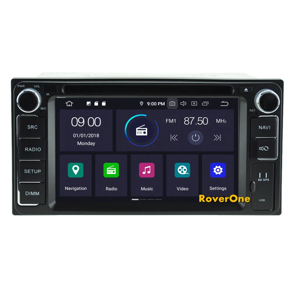 Flash Deal Car DVD Player For Toyota Yaris Matrix Ipsum Previa Crown FORTUNER AVANZA LANDCRUISER 100 Rush Celica Kluger Allion Hiace 6