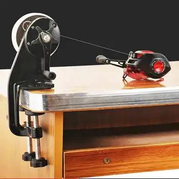

Fishing Line Winder Spooler System Machine Baitcasting Reel Spooler Portable Metal Fishing Line Winder Reel Spool Station