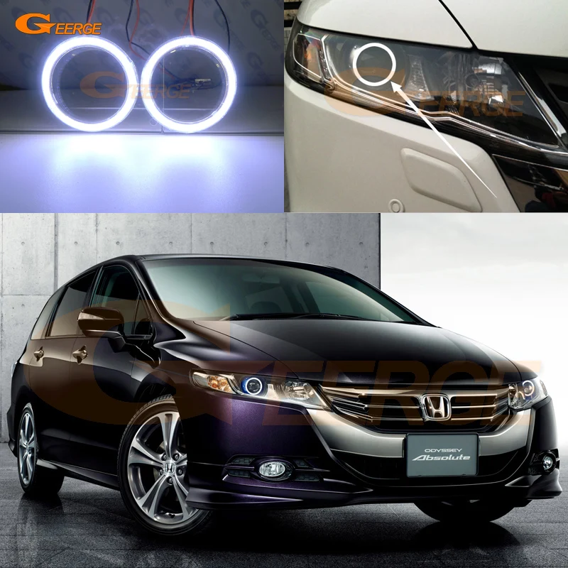 Для honda Odyssey RB3 RB4 2008 2013 отличный ультра яркий COB комплект светодиодов глаза ангела
