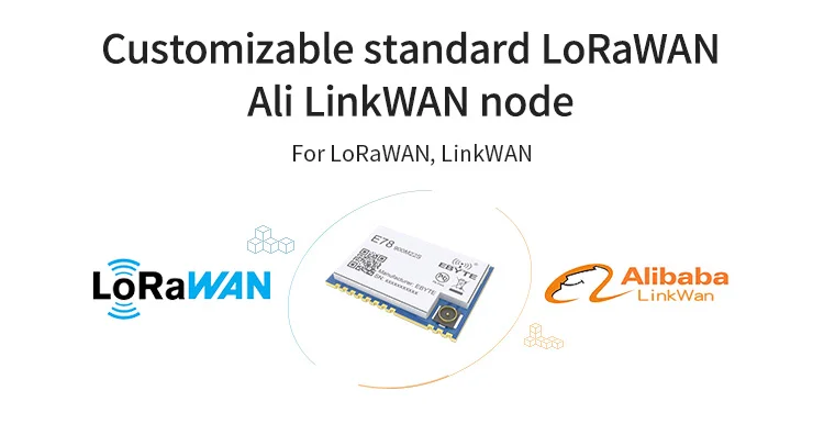 LoRaWAN 868 МГц 915 МГц SX1262 ASR6501 LoRa TCXO распределенный спектральный модуль E78-900M22S Llong Distance Связь модуль низкой мощности