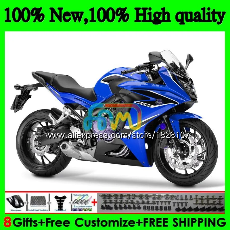 CBR-650F для HONDA CBR 650 F CBR650F, возрастом 11, 12, 13, 14, 15, 83BS. 44 CBR650 F CBR 650F 2011 2012 2013 цвет синий, черный; большие размеры обтекатель