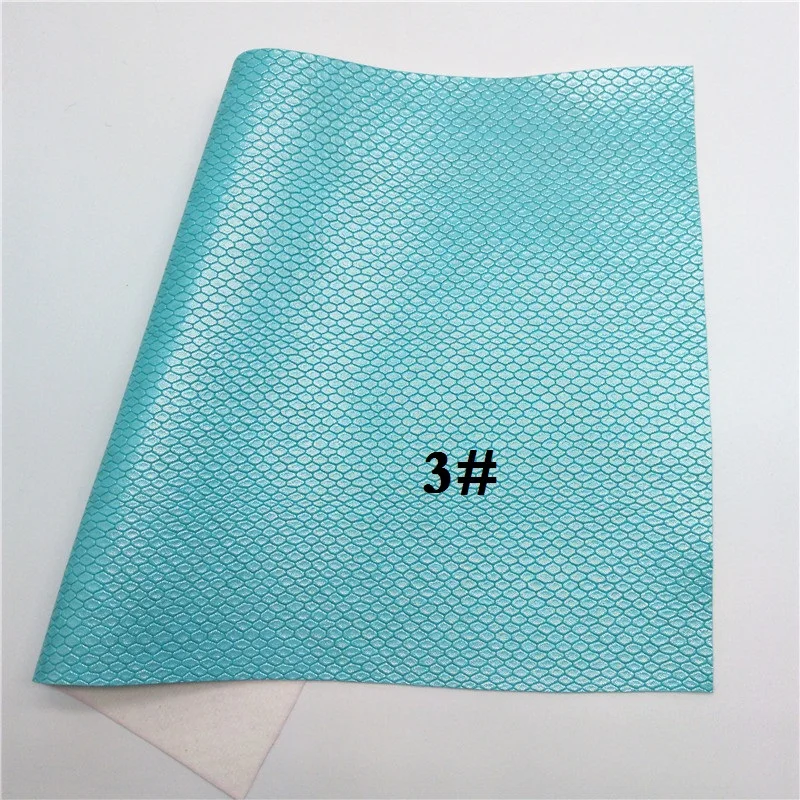 Glitterwishcome 21X29 см A4 Размер Переливающаяся искусственная кожа ткань, змеиная Синтетическая кожа ткань листы, винил для бантов, GM471C - Цвет: 3