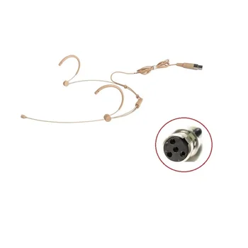 

Headset Headworn microphone Mic For Stage microphone Wireless system (TA4F)