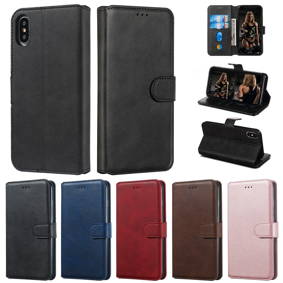 Деловой чехол из ПУ + ТПУ для Moto 1 G6 Plus s one Macro E6 E5 роскошный G7 P40 Power Z4 Play G8 Lite