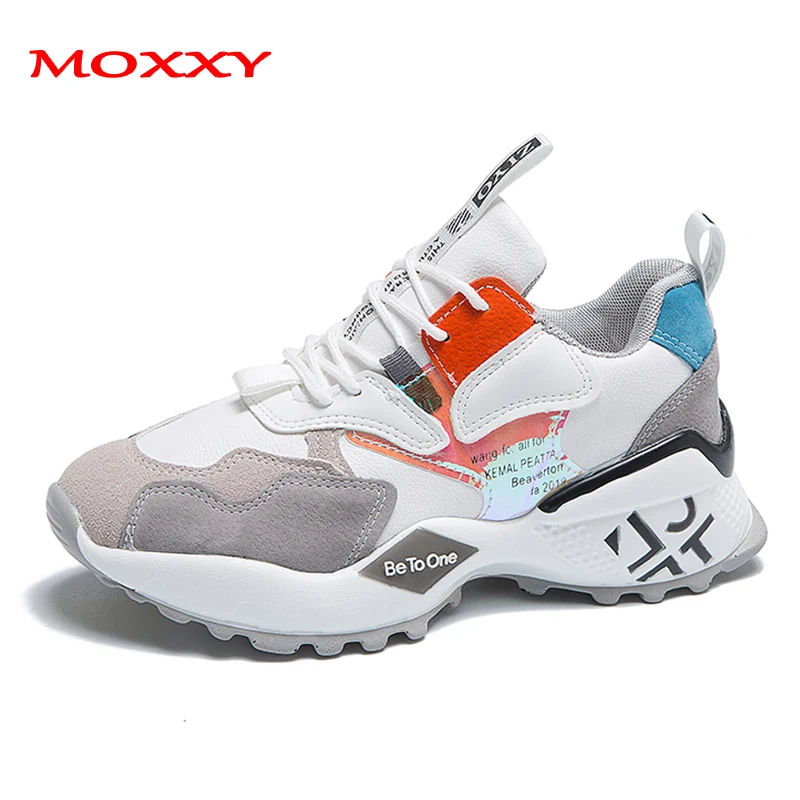 

2019 New Fashion Dad Sneakers Brand Luxury Sneakers Female Platform Chunky Sneakers Beige Black Trainers Comfort chaussure femme