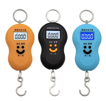 

Mini weighing electronic scale portable scale 50kg portable electronic scale portable express weighing spring scale carry