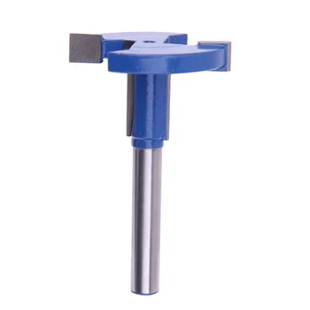 

1/4'' T-Track Shank Straight T-Slot Router Bits Milling Trimmer Woodworking Cutter Tool Straight Edge Blade Router 5.5x3.3x3.3cm