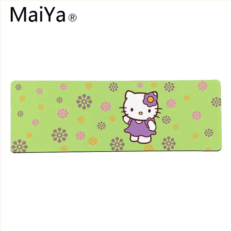 Maiya, высокое качество, милый удобный коврик для мыши hello kitty, игровой коврик для мыши,, большой коврик для мыши, клавиатура, коврик