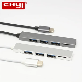 

USB 3.0 Hub USB Type C Splitter High Speed Multi Powered Ports Usb-c Hab Adapter PC Computer Accessories For Macbook Air Pro