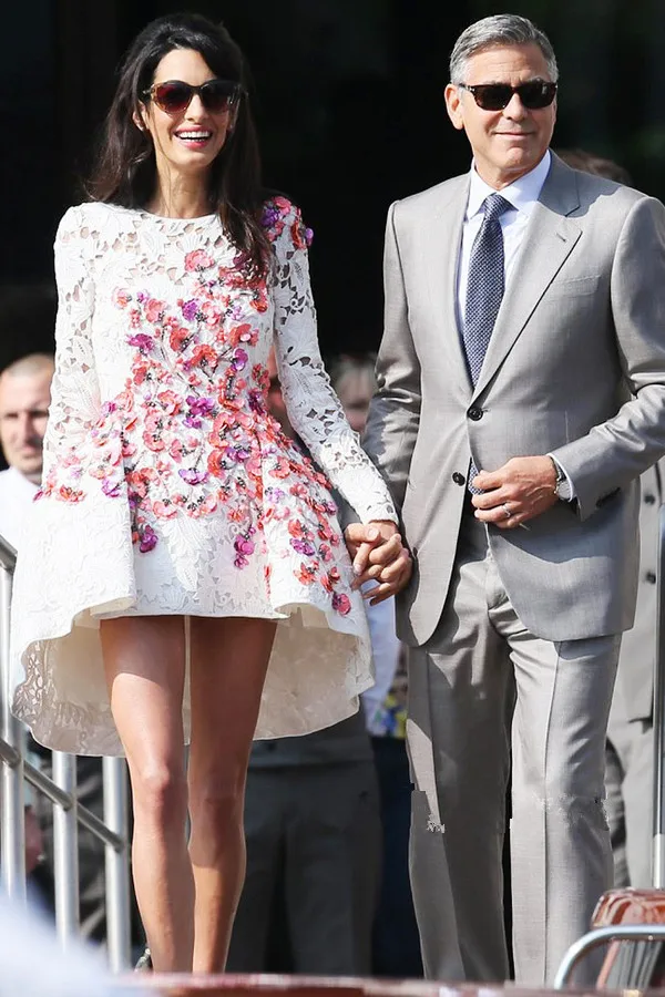 Кружева с длинным рукавом Короткие vestido de noiva реальный ковер Кружева Аппликация Вечерние платья для выпускного вечера платья для матери невесты