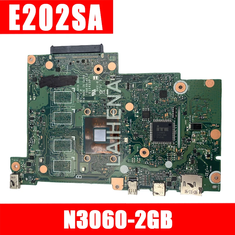 

E202SA motherboard N3060 CPU 2GB RAM For ASUS E202S E202SA laptop motherboard E202SA mainboard E202SA motherboard test 100% ok