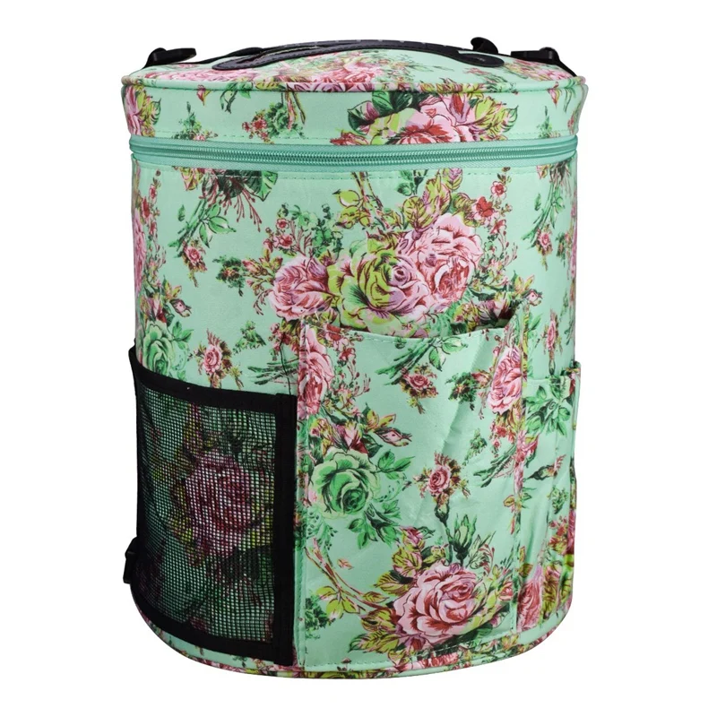 Knitting Bag Organizer Yarn Storage Case For Crocheting Hook Needles Wool Tote Women | Дом и сад