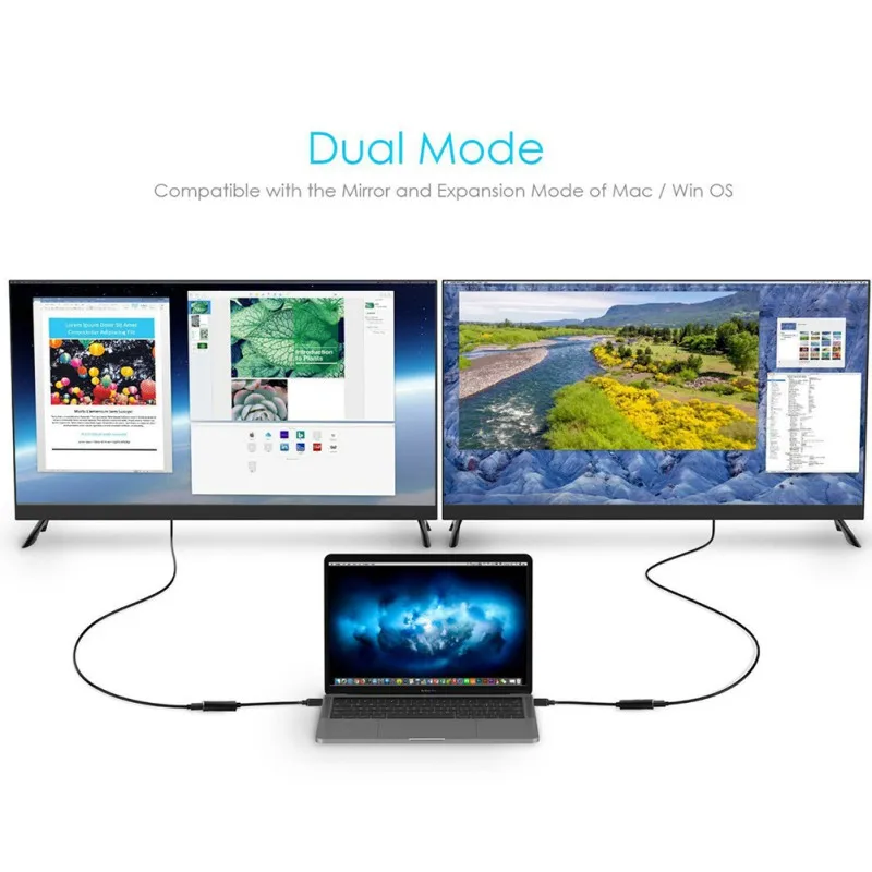 USB C к HDMI адаптер type C(для Thunderbolt 3) кабель для Galaxy S10/S9/S8/Note 8/9 для MacBook Pro/Air для Dell XPS 13/15