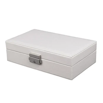 

Ornaments Simple Multifunctional Jewelry Storage Case Organizer Travel Portable Box