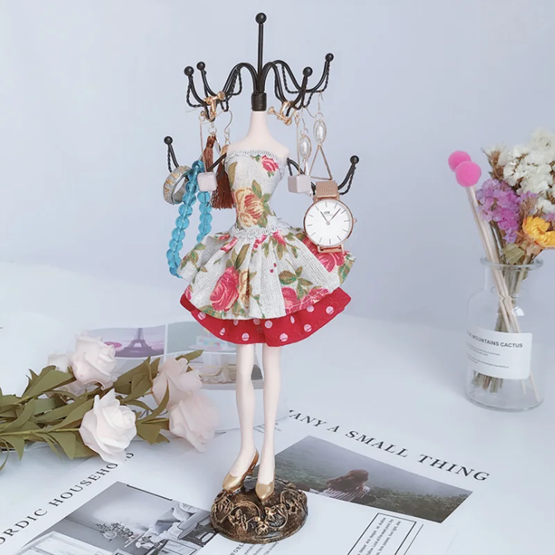 European Creative Portrait Model Jewelry Holder Storage Home Bracelet Holder Ring Earring Holder Necklace Holder Jewelry Holder