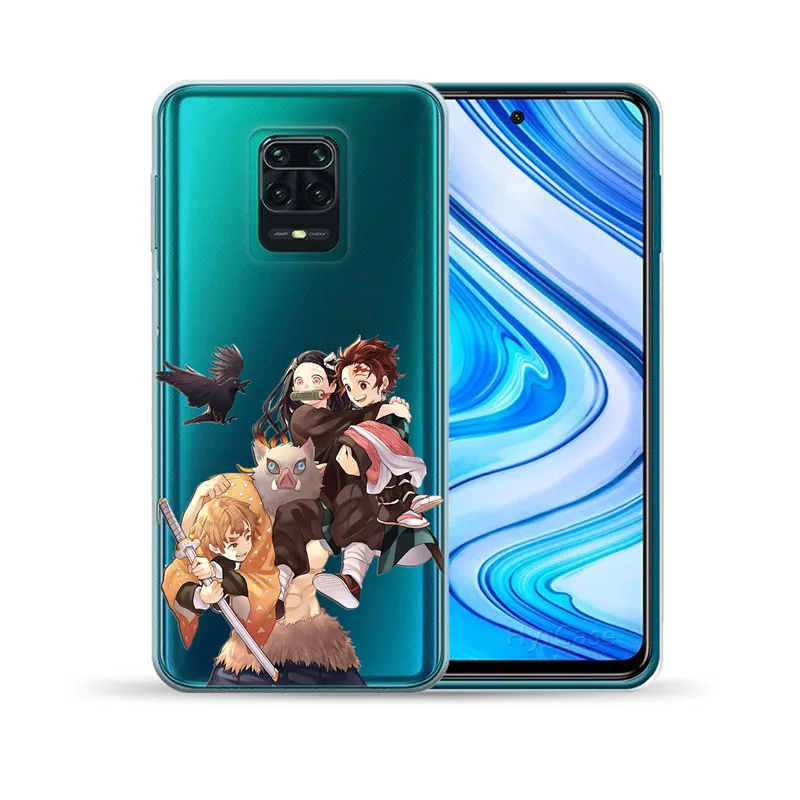 Demon Slayer Phone Case For Xiaomi Mi 10T Note 10 Lite Ultra Poco X3 NFC Redmi Note 9S 7 8 9 Note9 Pro 8T 9C Soft Silicone Cover xiaomi leather case case