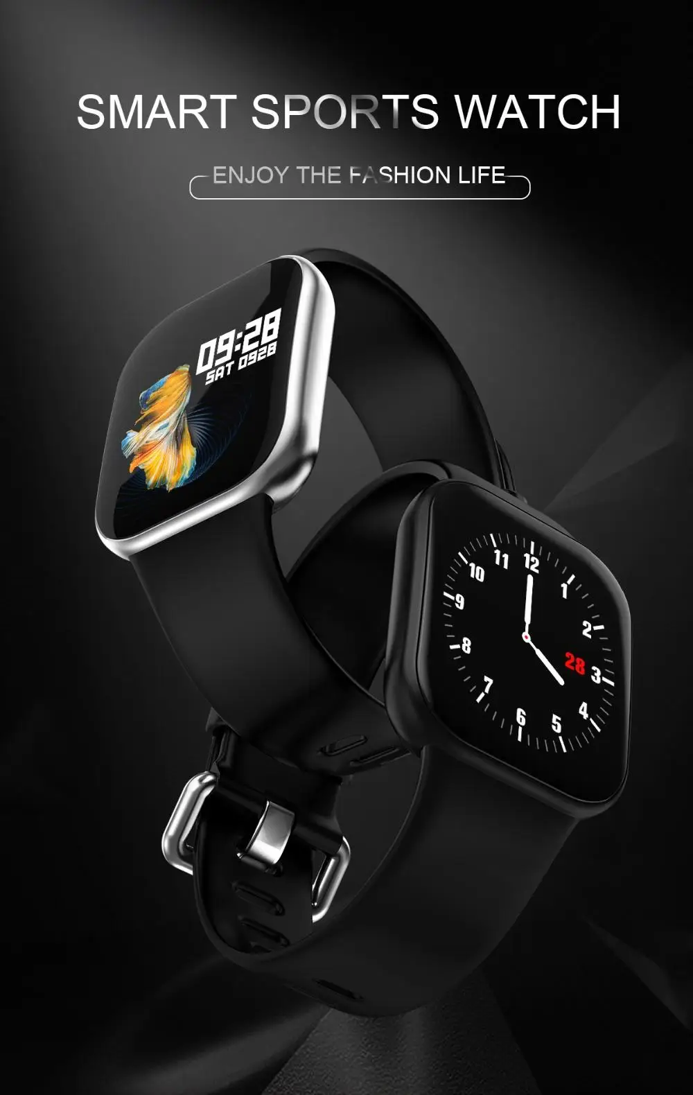 X16 Смарт-часы кровяное давление монитор сердечного ритма IP67 Водонепроницаемый Спорт Фитнес траксер часы Мужские Женские умные часы