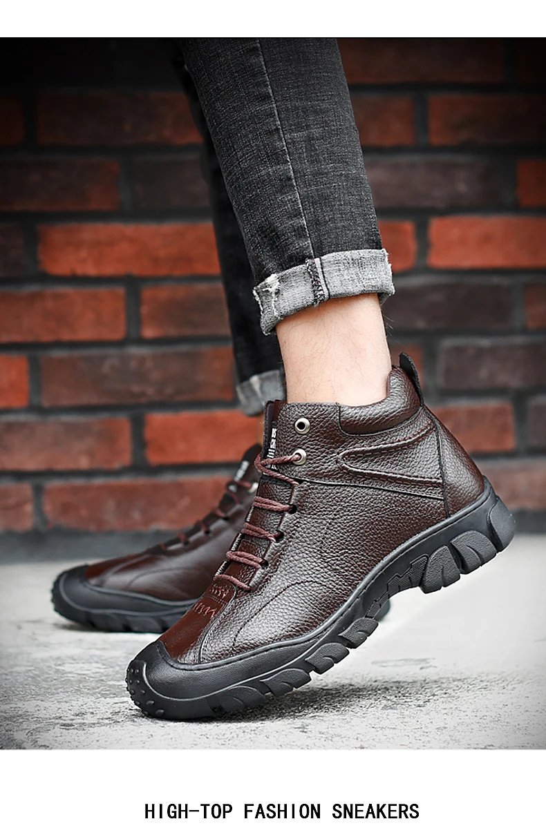 Модные мужские зимние ботинки из хлопка; мужские ботиночки; Bota Coturnos Masculino; мужские высокие кроссовки; Теплая обувь; Ботинки martin