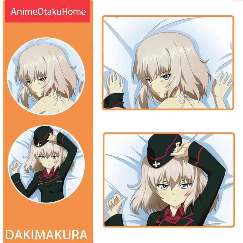 Anime Girls und Panzer Anchovy Katyushacm Throw Pillow Cover Hugging Body Pillowcase Otaku Bedding Dakimakura Case Gift | Дом и сад