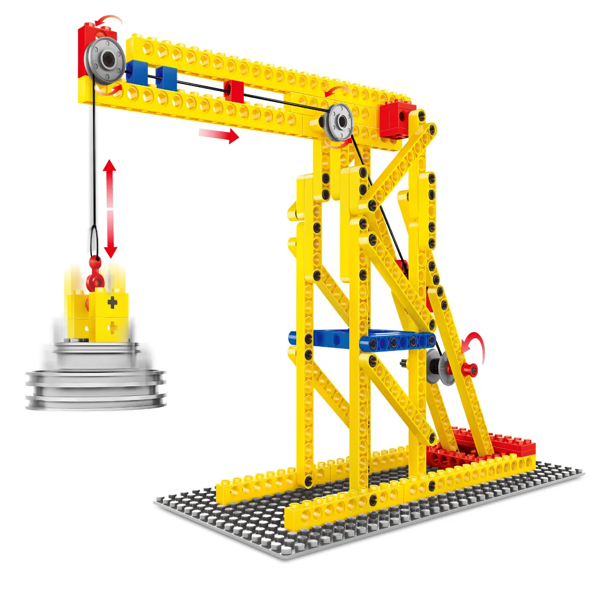 

Wange Assembled Teaching Machinery Set of Manual Building Blocks Children'S Educational Gift Toy Hot Sales
