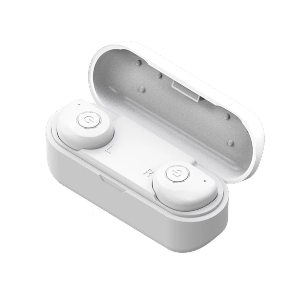 Ubeamer X6 V5.0 Bluetooth наушники TWS настоящая Беспроводная выносливая водонепроницаемая Спортивная игровая гарнитура для мобильных телефонов - Цвет: White