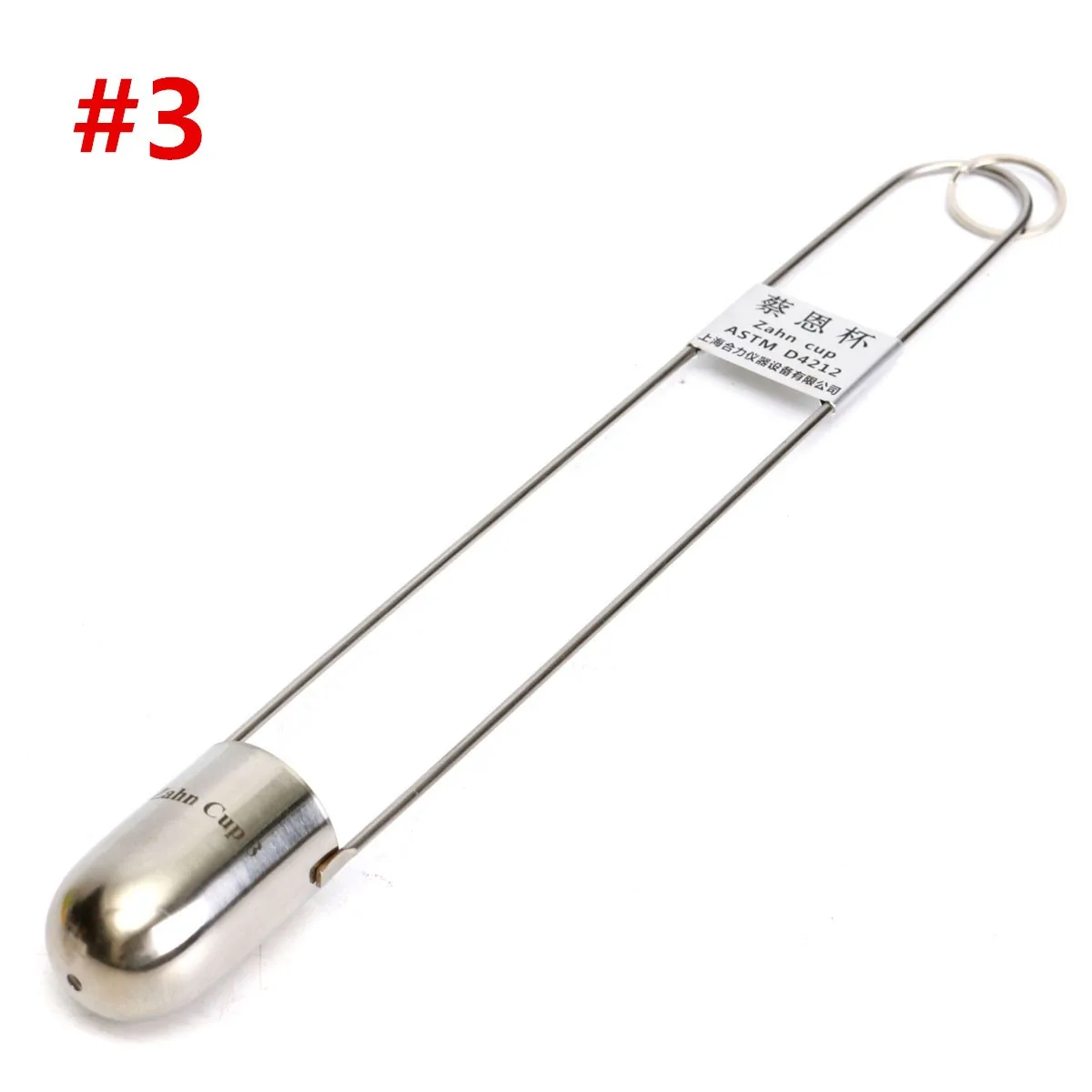 45Mm 44Ml Zahn Độ Nhớt Cốc CƠM 3 Sơn Zahn 3 # Chính Xác Mực Độ Nhớt Cốc Viscometer Lưu Lượng cốc