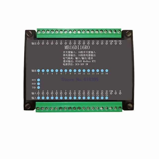 A19-- 16DI/16RO 16 Road digital input 16 Road relay output data acquisition control Board RS485 Modbus Industry A19-- 16DI/16RO 16 Road digital input 16 Road relay output data acquisition control Board RS485 Modbus Industry