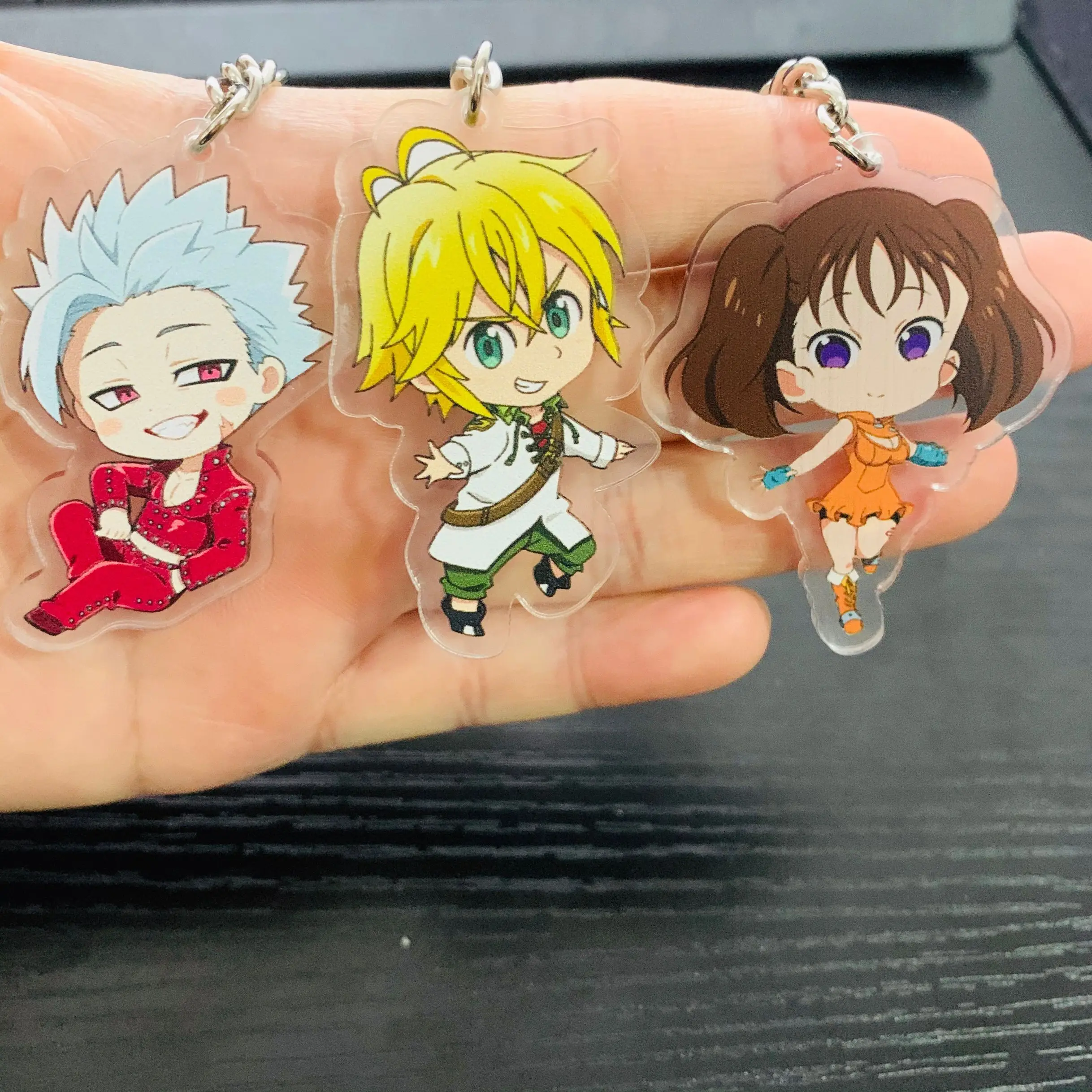 Sete pecados mortais Anime Meliodas  Sete pecados mortais Meliodas  Keychain-Anime-aliexpress