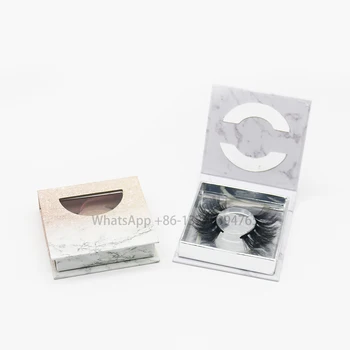 

Eyelash Packaging Box 5D 25mm Mink Eyelashes Square Boxes Custom Lashbox Packaging With Logo QINGDAO Mink Lashes Vendor