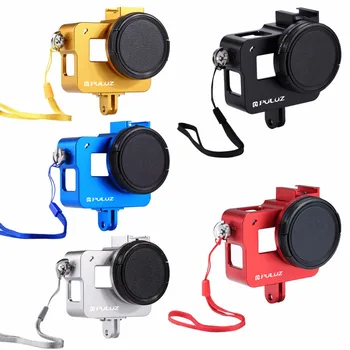 

PULUZ Housing Shell For GoPro HERO 7 Black 6/5 Hard Protective Cage+52mm UV Lens 8*6*4.6cm Case For Go Pro Hero5