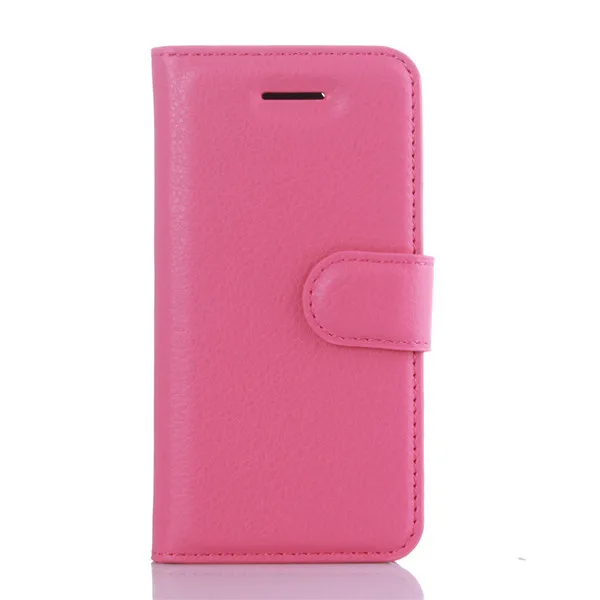 Кошелек Флип из искусственной кожи чехол для телефона чехол для iPhone 11 Pro 5 5S 6 6S 7 8 Plus X XS Max XR кожаный чехол с держатель для карт - Цвет: Hot pink