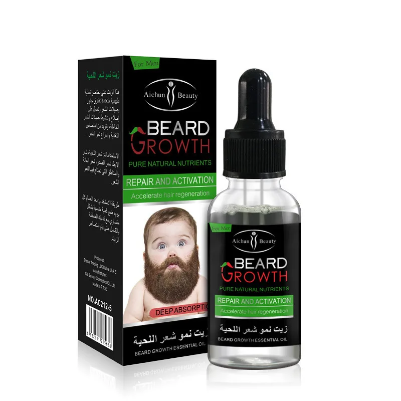 

30ml Natural Organic Men Moustache Liquid Beard Oil Growing Essential oil Beard Wax Balm Hair Loss Products Groomed Beard Growth