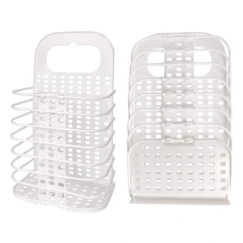 

HOT SALE 2 Pieces Collapsible Laundry Basket with Handle Hanging Portable Foldable Slim Laundry Hamper Dirty Clothes Hamper Stan