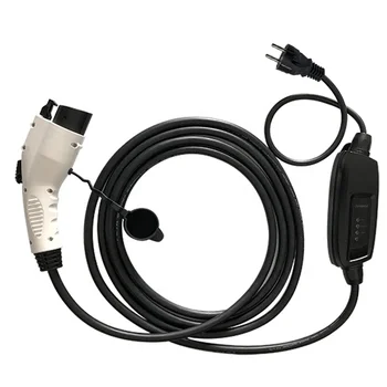 

Factory supply Leaf Portable Charger for J1772 type 1 evse with schuko plug