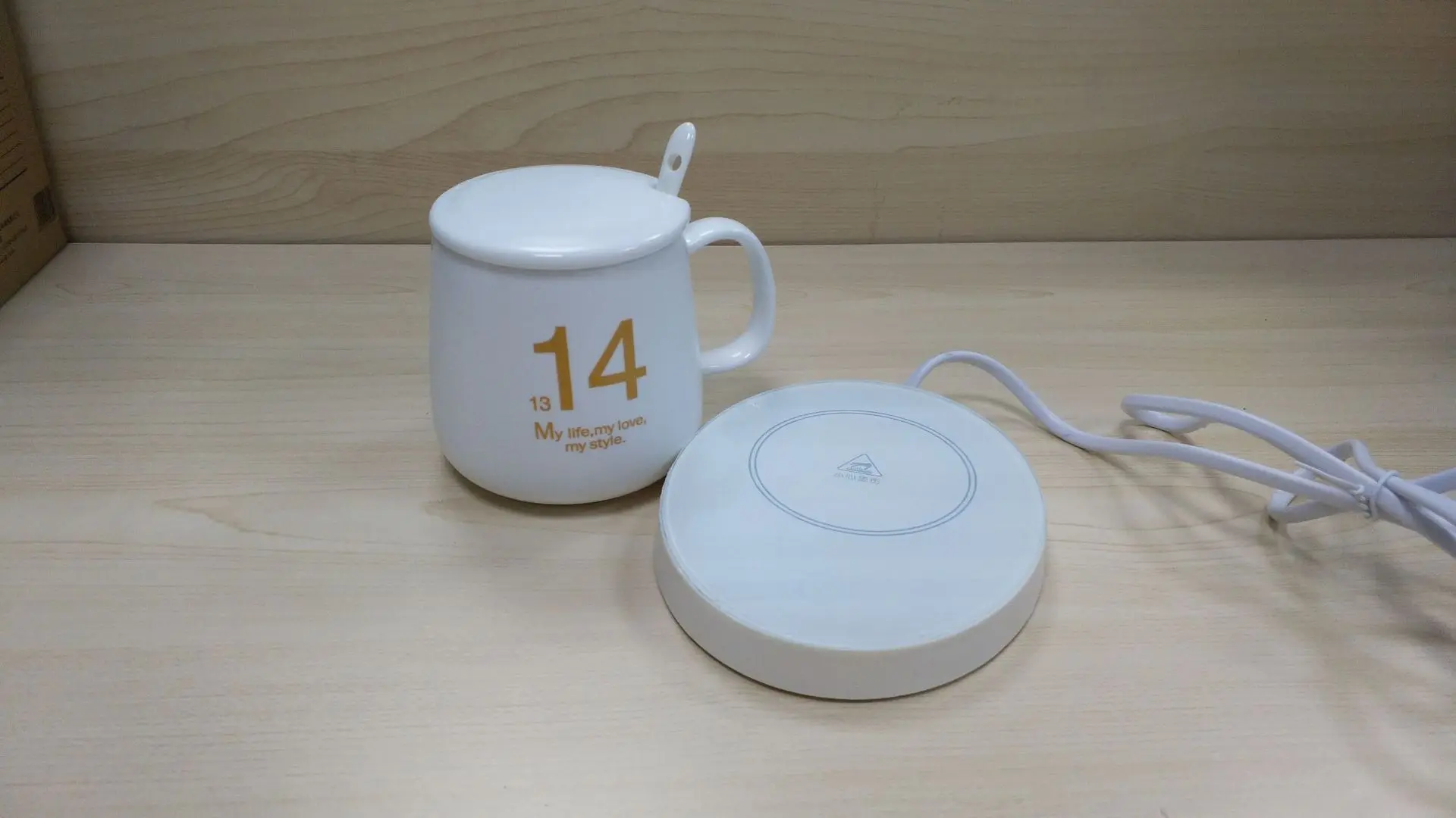 Smart Insulated Cup Warmers Warm Milk Office Insulated 55 Degrees Heating Base Electric Glass Teacup Thermostat