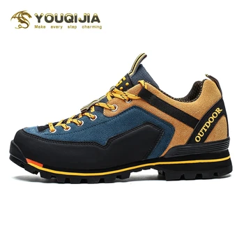 

Men Casual Shoes Outdoor Hiking Shoes Hot Sale Waterproof Leather Shoes New Popular Climbing Fishing Shoes Plus Size39-47