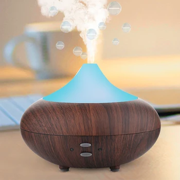 

220ml USB Aroma Air Humidifier Essential Oil Diffuser Wood Aromatherapy Electric Ultrasonic 7 light cool Mist Maker for Home
