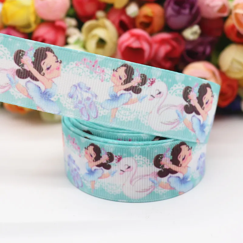 10 ярдов 1 ''25 мм девушки печатные корсажные ленты для волос луки DIY материалы ручной работы Y19100902 - Color: 2